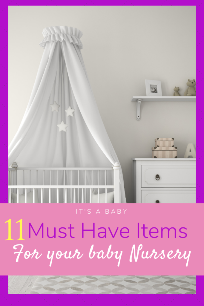 nursery must haves checklist