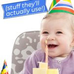 Baby celebrating 1st birthday