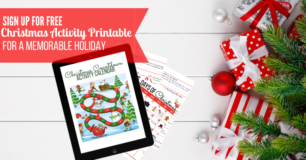Free printable advent calendar activities