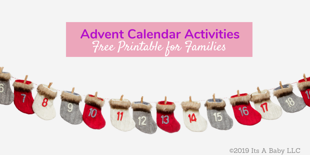 Christmas Countdown Calendar Printable For Families free Printable 