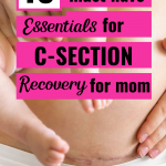 mom recovering from c-section